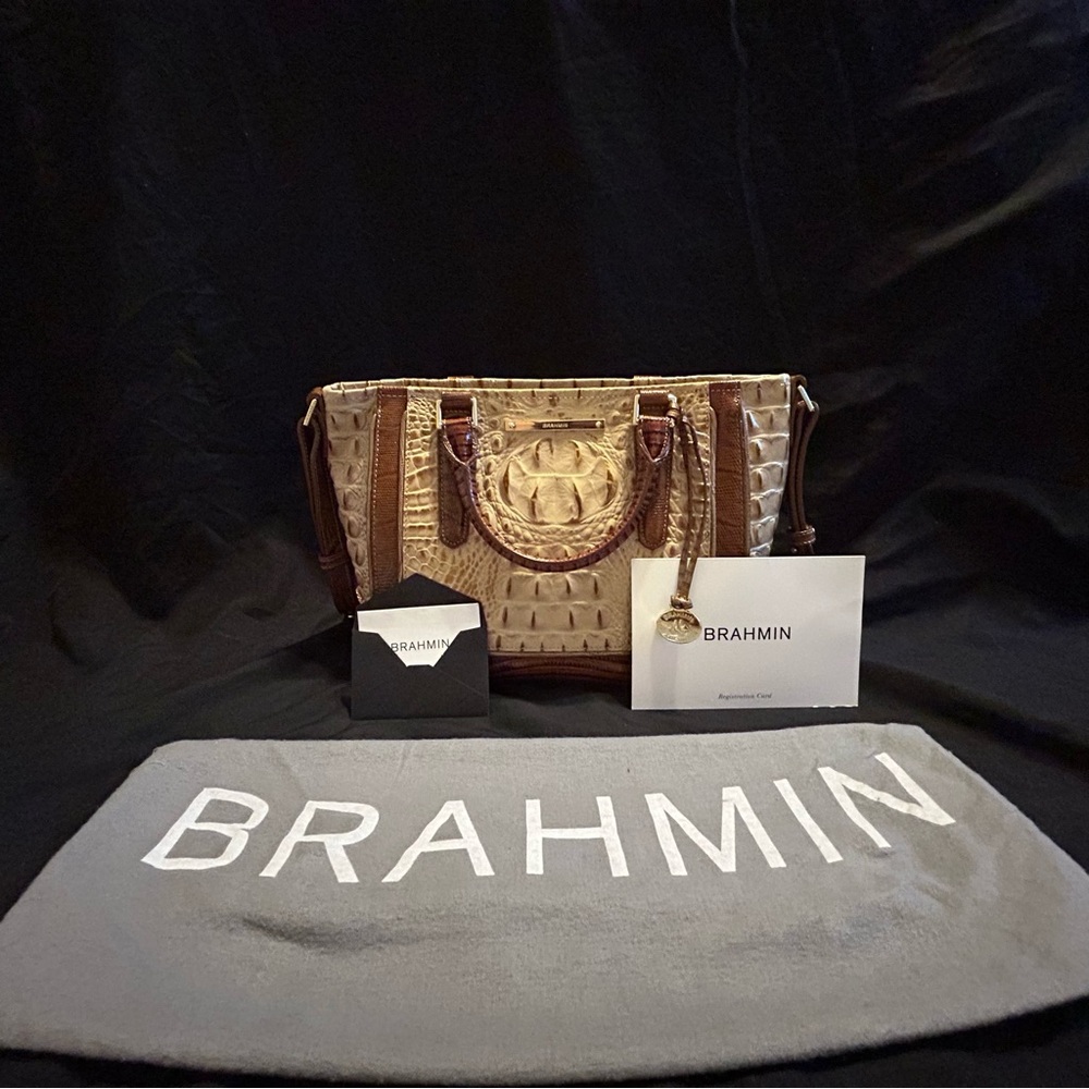 NEW BRAHMIN SATCHEL PURSE